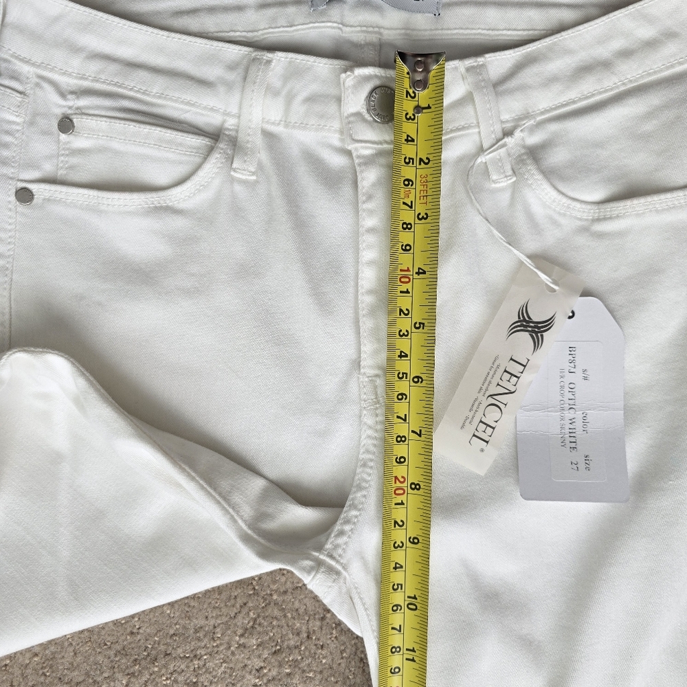 Just Black Optical White Skinny Crop 27 - Picture 4 of 8